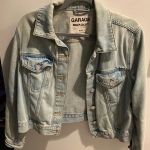 GARAGE Light Blue Washed Denim Jacket